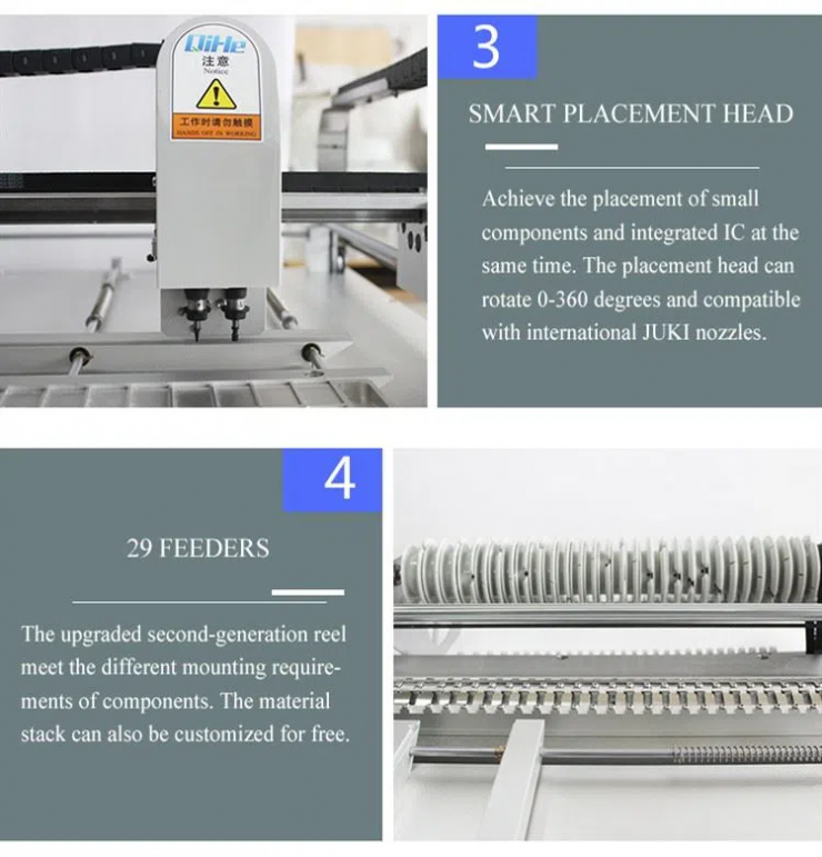 Tvm Ax Desktop Smt Pick And Place Machine Heads Slots Deluxe